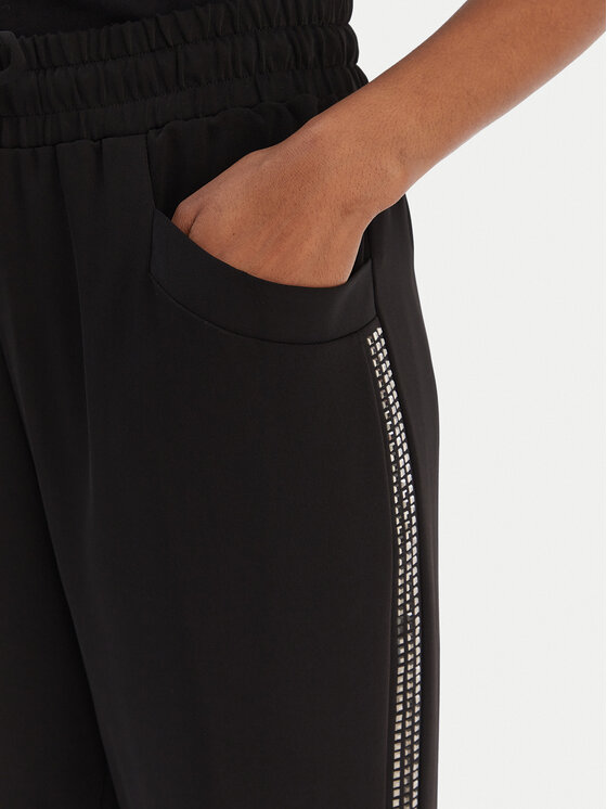 Liu Jo Sport Liu Jo Sport Spodnie materiałowe TA6290 TS923 Czarny Regular Fit
