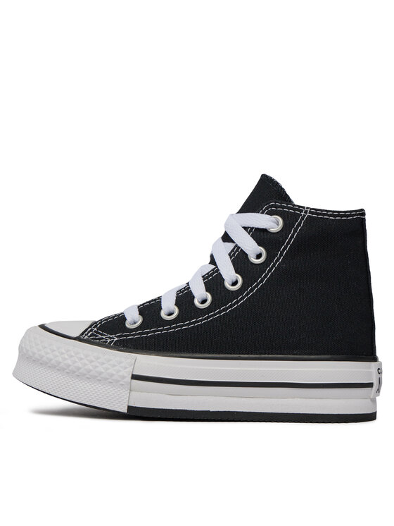 Converse Converse Tornacipő Chuck Taylor All Star Lift Platform High Top Little Kids 372859C Fekete