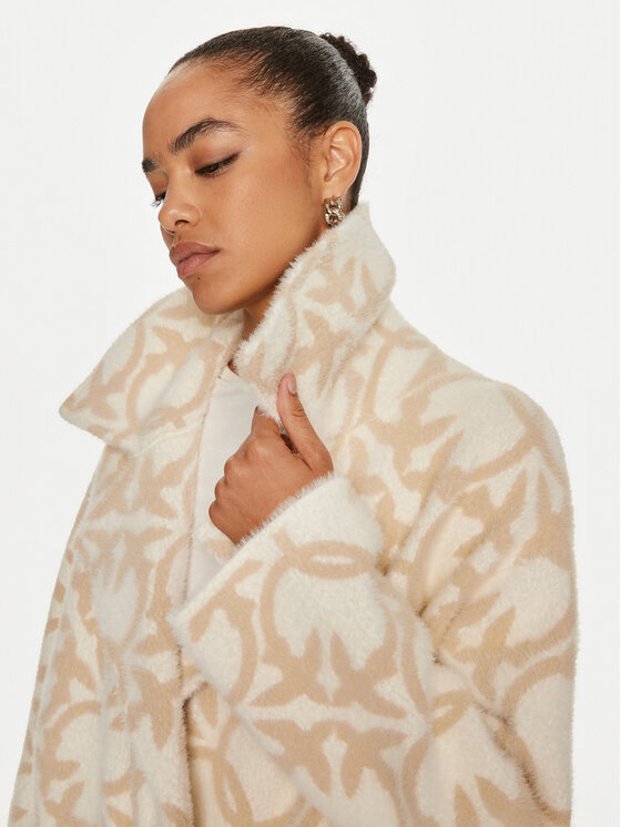 PINKO Pinko Kabát pro přechodné období Toro 101573 A21Q Béžová Relaxed Fit