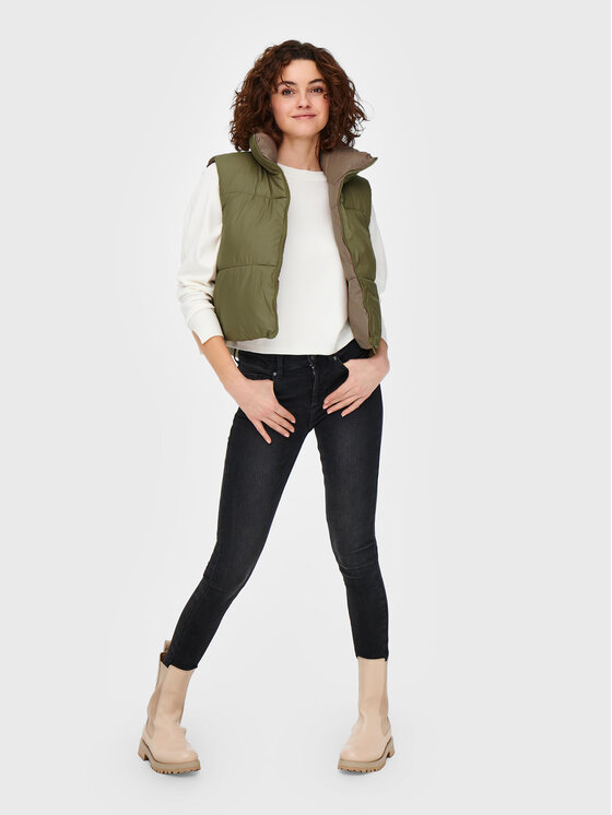ONLY ONLY Liemenė Ricky 15245572 Žalia Regular Fit
