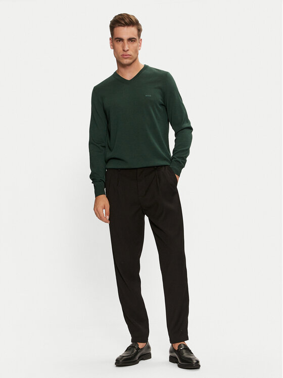 BOSS Boss Pullover Baram-L 50476363 Grün Regular Fit