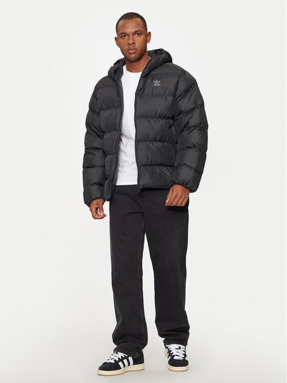adidas adidas Зимова куртка Tonal IY3396 Чорний Regular Fit