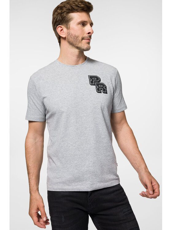 Próchnik Próchnik T-Shirt PM1 TS073123000030 Szary Slim Fit