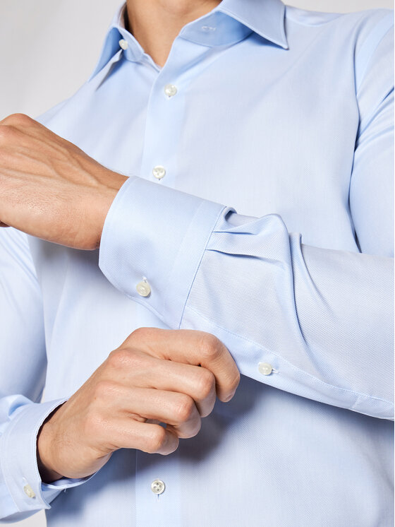 Camicia MCR37 Blu Slim Fit