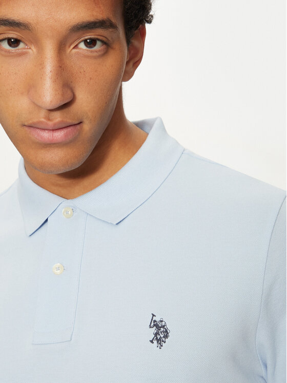 U.S. Polo Assn. U.S. Polo Assn. Polokošile MUP3312 Světle modrá Regular Fit