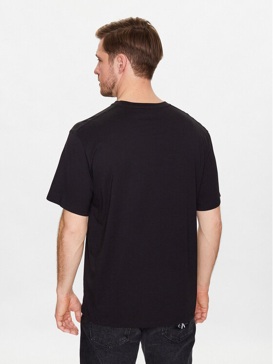 T-shirt 74OBHF04 Nero Regular Fit