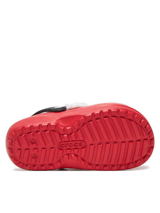 Crocs Crocs Natikače Classic Lined Santa Clog K 210931 Crvena