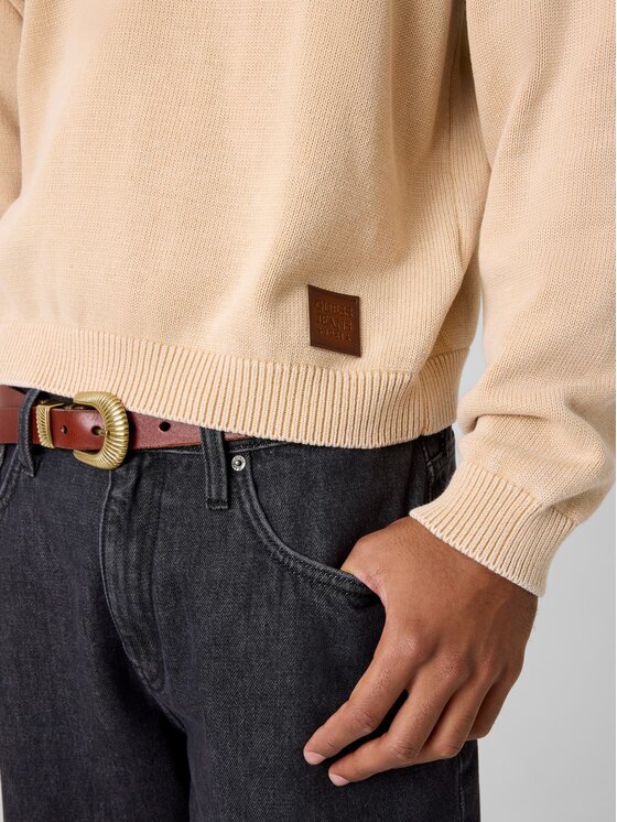 Guess Guess Sweter 180553 Beżowy Classic Fit
