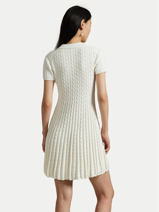 Polo Ralph Lauren Polo Ralph Lauren Rochie tricotată 211966310002 Alb Regular Fit