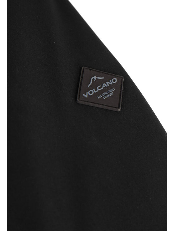 Volcano Volcano Kurtka zimowa J-KERTIS Czarny Regular Fit