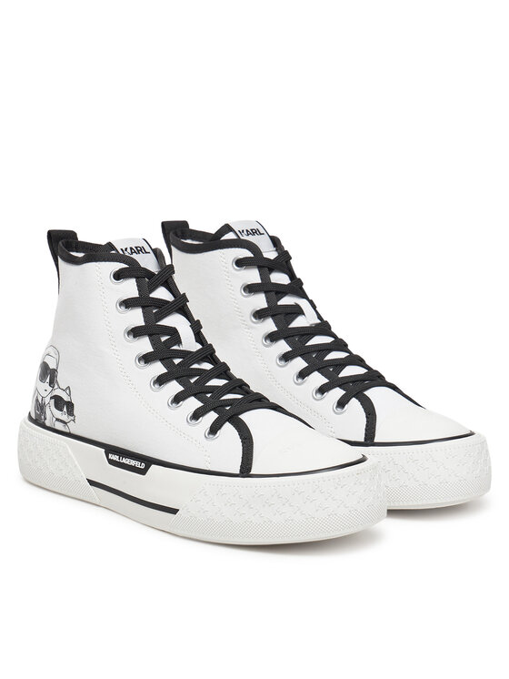 KARL LAGERFELD KARL LAGERFELD Trampki KL60654T Biały