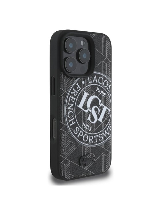 Lacoste Lacoste Etui na telefon iPhone 16 Pro Max Czarny