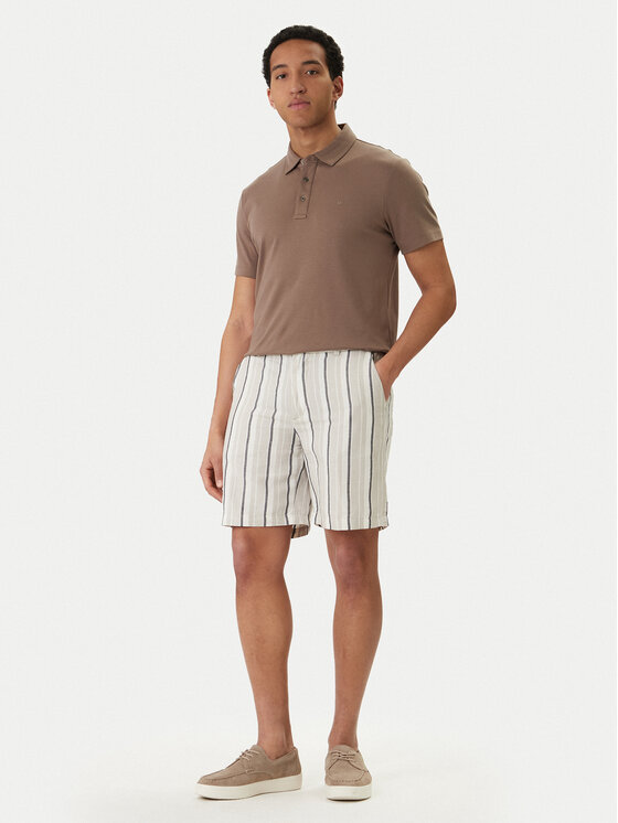 BOSS BOSS Šortky z materiálu 50561129 Béžová Regular Fit