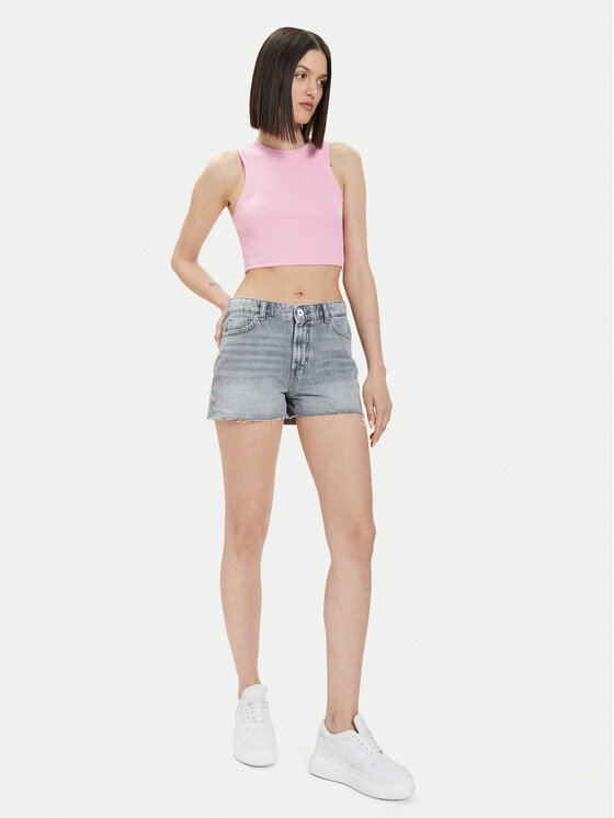ONLY ONLY Szorty jeansowe Jaci 15314427 Szary Loose Fit