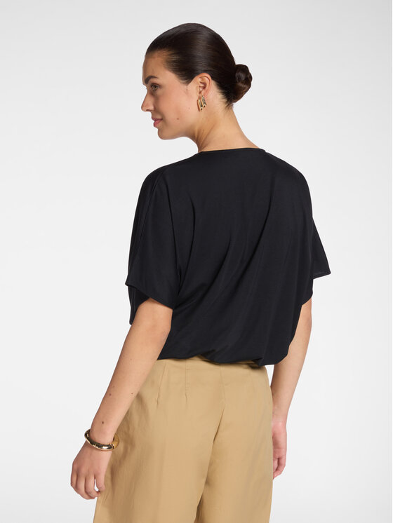 Elena Mirò Elena Mirò T-Shirt S800E003683N033 Czarny Regular Fit