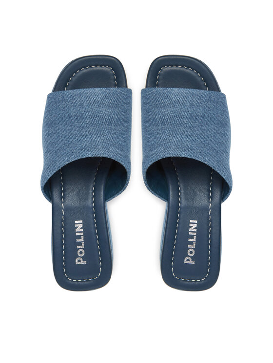 Pollini Pollini Klapki SA28248I0MTQ0707 Niebieski