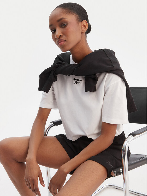Reebok Reebok T-Shirt Klara RK25503CCW Bílá Relaxed Fit