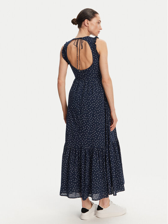 Pepe Jeans Pepe Jeans Vsakodnevna obleka Deborah PL953666 Mornarsko modra Regular Fit
