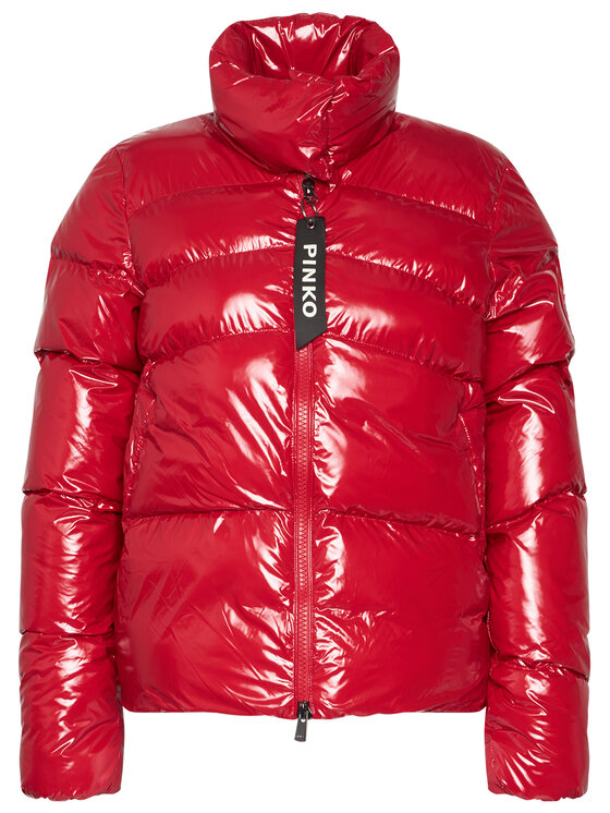 PINKO PINKO Зимно яке Mirco Caban Al 20-21 BLK01 1G154H Y6BJ Червен Regular Fit