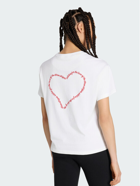 adidas adidas T-Shirt 165366 Biały Loose Fit