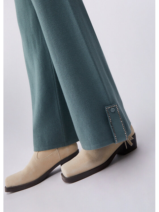 Liu Jo Liu Jo Pantaloni di tessuto TA6047MS59L76009 Verde Regular Fit