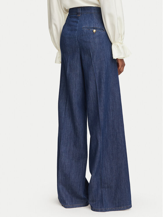 Marella Marella Jeansy 2623186124 Modrá Wide Leg