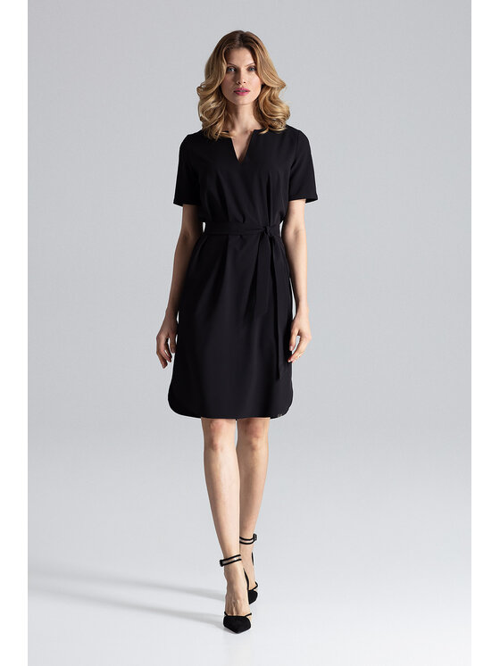 FIGL FIGLFIGL Vestito M669 Nero Regular Fit