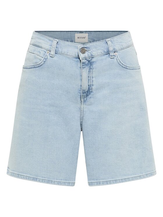 Mustang Mustang Szorty jeansowe Style Jodie Shorts Niebieski Slim Fit