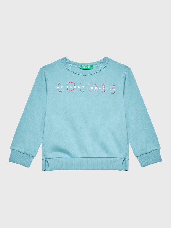 United Colors Of Benetton Bluză 35TMG105T Albastru Regular Fit