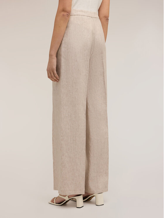 Motivi Motivi Pantaloni di tessuto P01DQ004591N0R2 Crema Over Fit