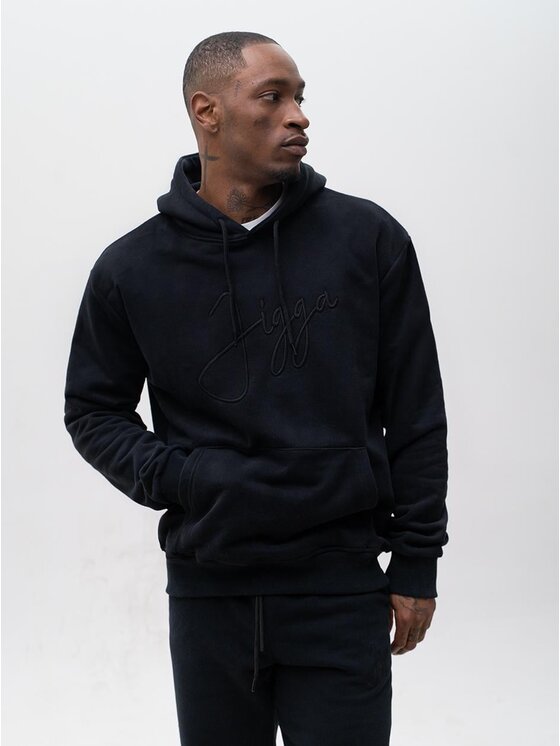 Jigga Wear Jigga Wear Bluza 131107 Czarny Regular Fit