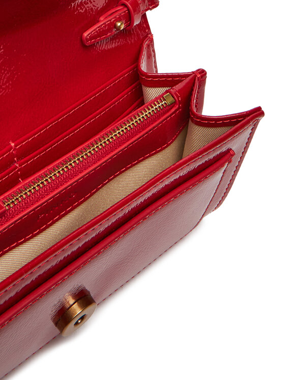 PINKO PINKO Ročna torba Love One Wallet C PE25 PLTT 100062 A1UV Rdeča