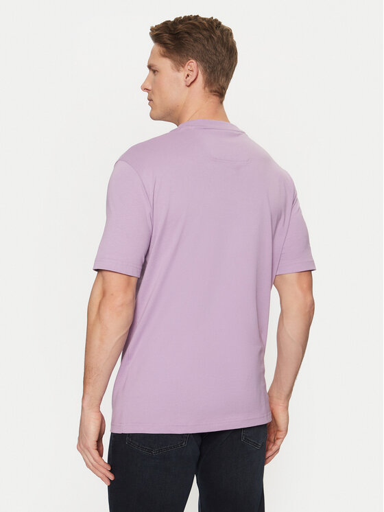 BOSS BOSS T-Shirt 50531271 Fioletowy Regular Fit