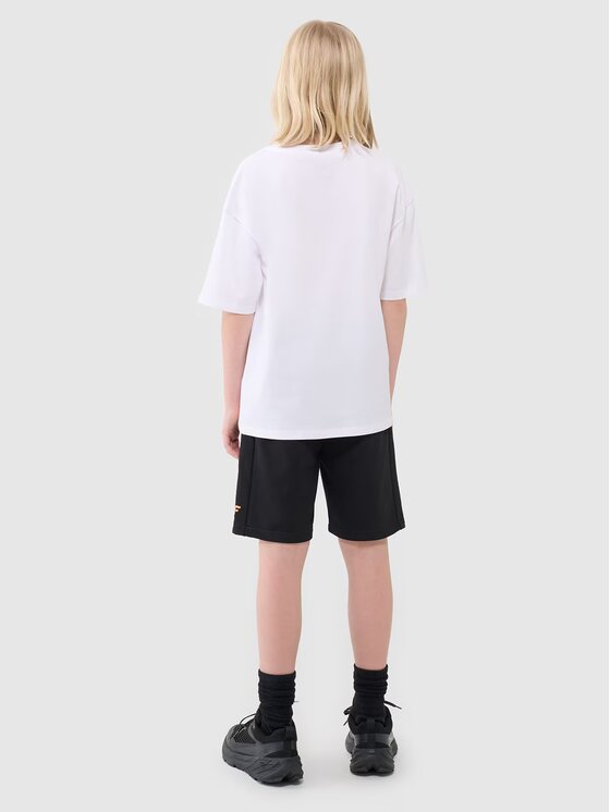 4F 4F Szorty 4FJWSS25TSHOM600-20S Czarny Regular Fit