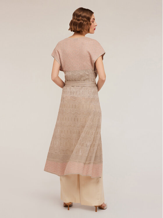 Motivi Motivi Kardigan M309W003390N0R8 Różowy Regular Fit