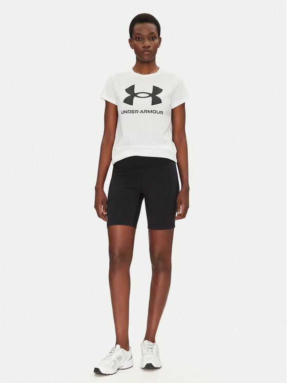 Under Armour Under Armour Тишърт Rival Logo SS 1356305 Бял Regular Fit