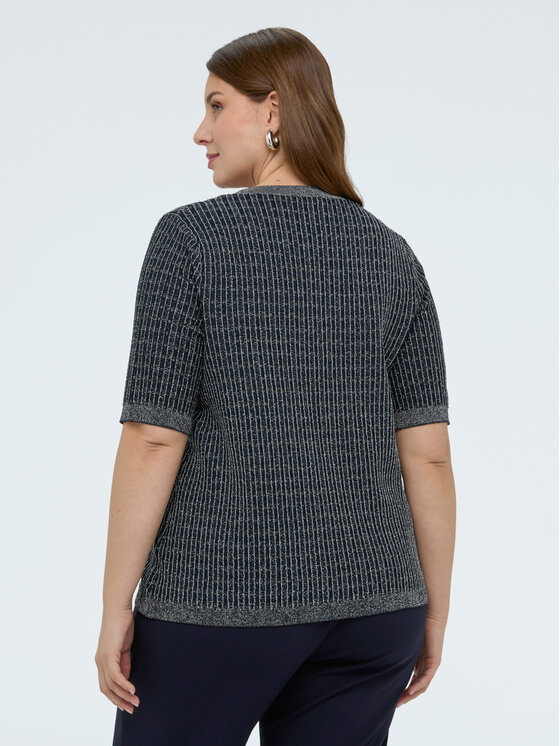 Fiorella Rubino Fiorella Rubino Sweter M109L008383N034 Niebieski Regular Fit