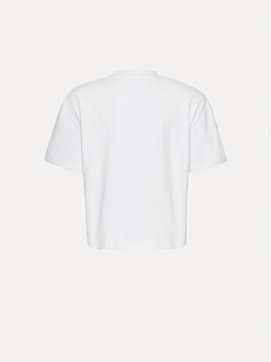 La Mania La Mania T-Shirt MAINE Écru Basic Fit