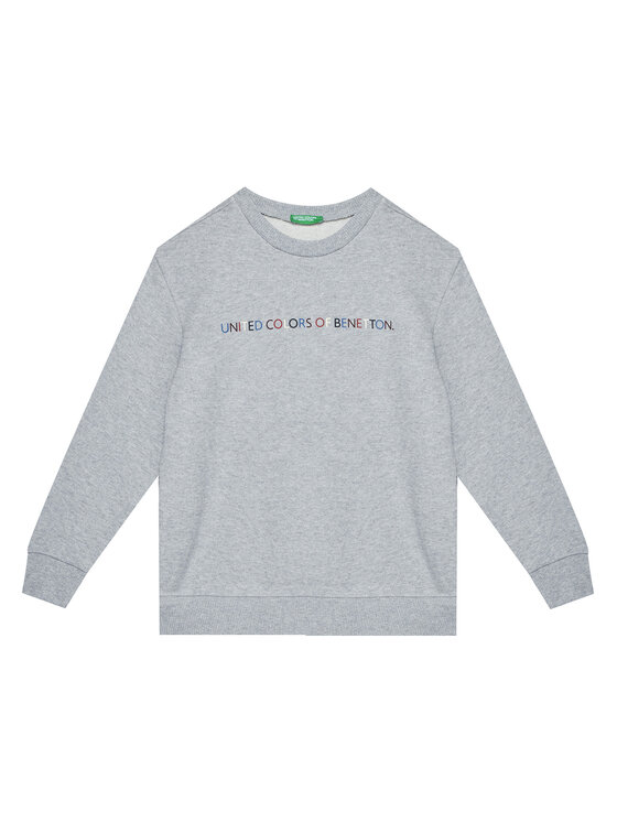 United Colors Of Benetton United Colors Of Benetton Суитшърт 3J68C10PZ Сив Regular Fit