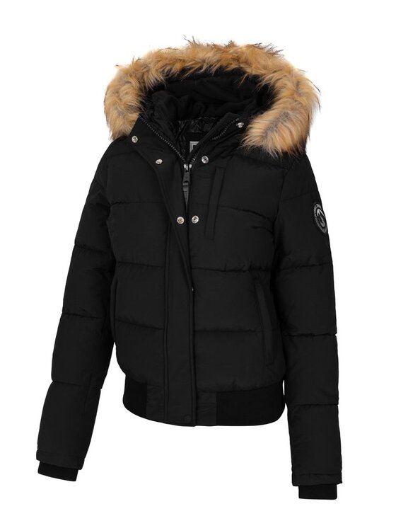 PITBULL PITBULL Kurtka zimowa Azalea Czarny Regular Fit