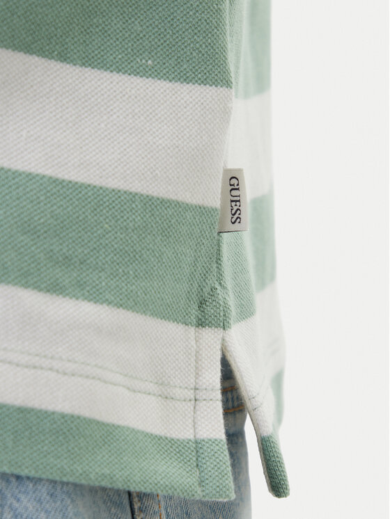 Guess Jeans Guess Jeans Polo M6GP00 KCOT1 Verde Regular Fit