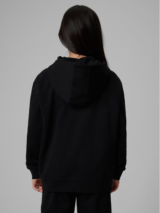 4F 4F Bluza BASIC+ Czarny Loose Fit