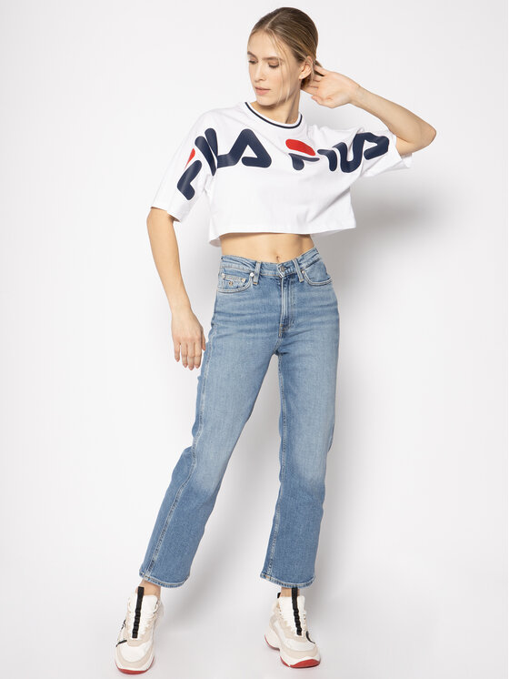 T-shirt Barr 687497 Bianco Oversize