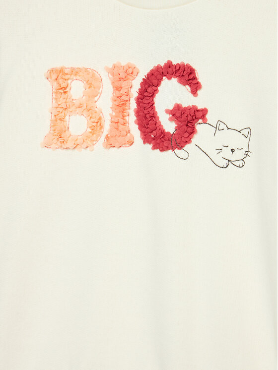 United Colors Of Benetton United Colors Of Benetton Світшот 3J68G10FU Écru Regular Fit
