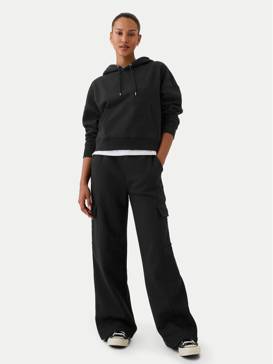 Gap Gap Donji dio trenerke 523564-01 Crna Relaxed Fit