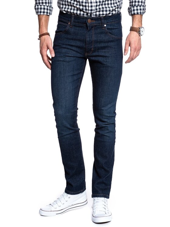 Wrangler Wrangler Jeansy LARSTON Niebieski Slim Fit