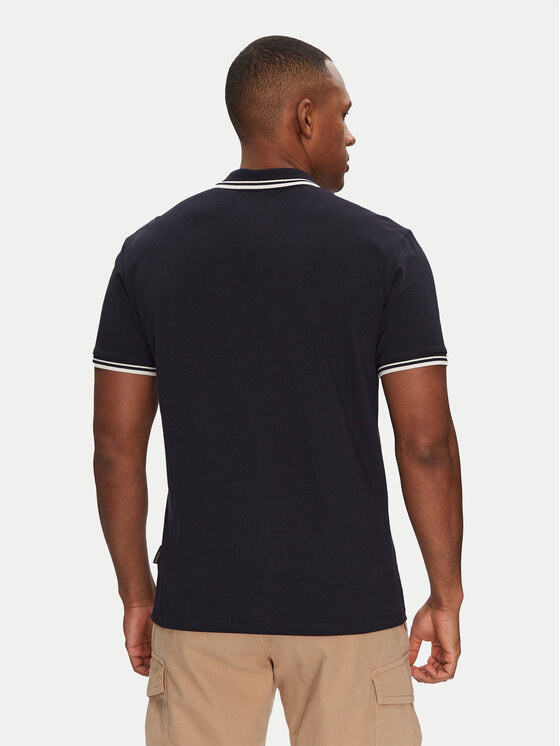 Napapijri Napapijri Polokošeľa E-Macas NP0A4ID51761 Tmavomodrá Regular Fit
