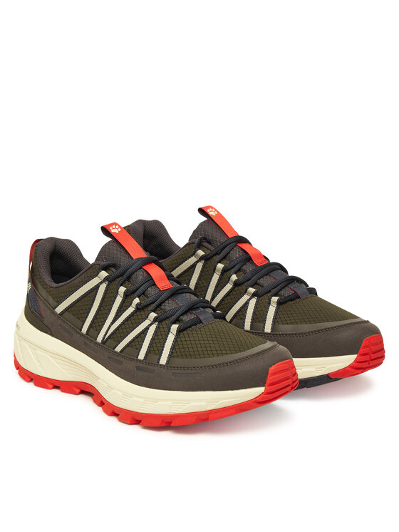 Jack Wolfskin Jack Wolfskin Matkajalatsid Wild Hike Texapore Low M A65577 Khakivärviline