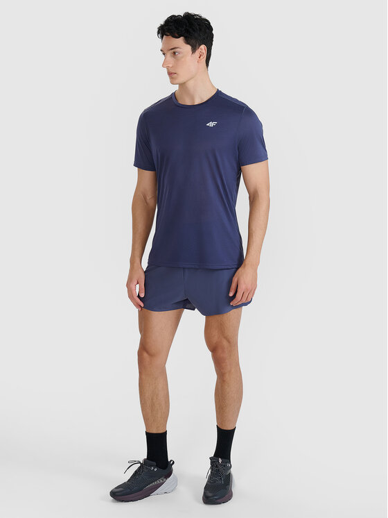 4F 4F Koszulka techniczna active Szary ciemny Regular Fit