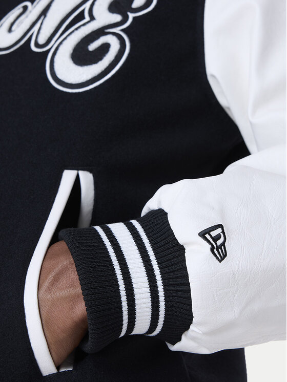 New Era New Era Bomber-jakk Essential Black Varsity 60596264 Must Regular Fit